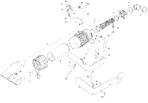 AIR INTAKE AND BELT COOLING ASSEMBLY [304423]