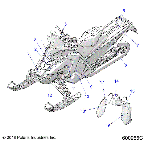 BODY, DECAL, BLK SIDE PNL W/GOLD ACCENT - S19EKP8PS/PSL (600955C)