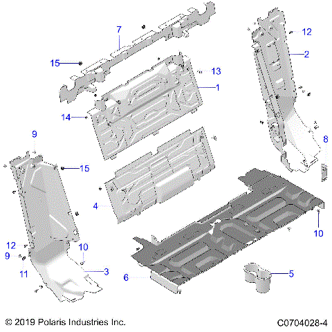 BODY, REAR CLOSEOFF - Z21R4C92AL/AX/BL/BX (C0704028-4)
