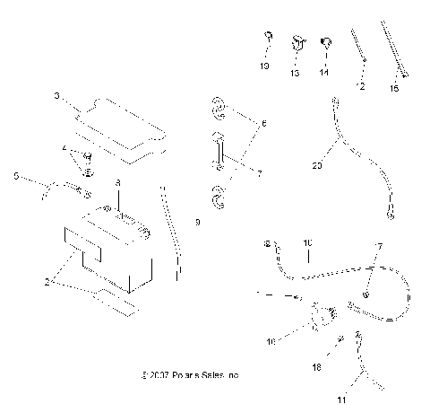ELECTRICAL, BATTERY - A09BA50FA (49ATVBATTERY08SCRAM2X4)