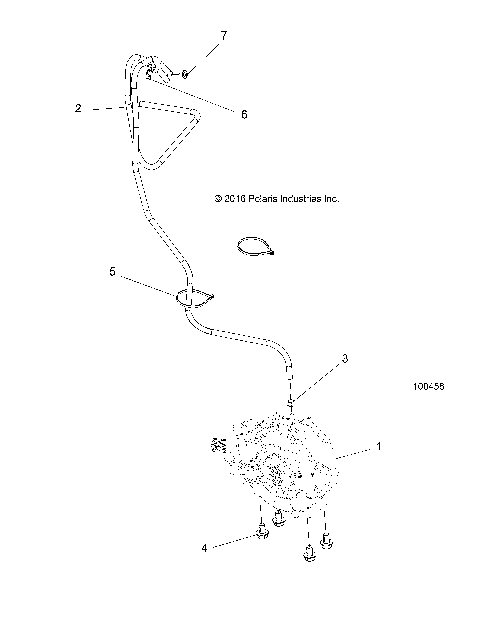 DRIVE TRAIN, FRONT GEARCASE MOUNTING - A19S6E57R1 100458]