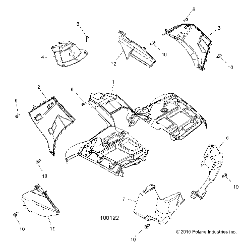 BODY, FRONT CAB - A16SXN85A3 [100122]