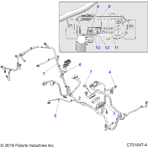 ELECTRICAL, WIRE HARNESS - Z20CHE57AM (C701047-4)