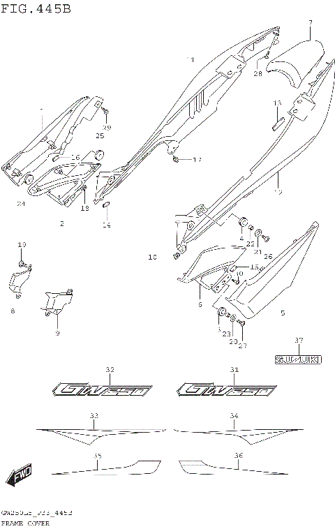 FRAME COVER (GW250ZL5 P33)