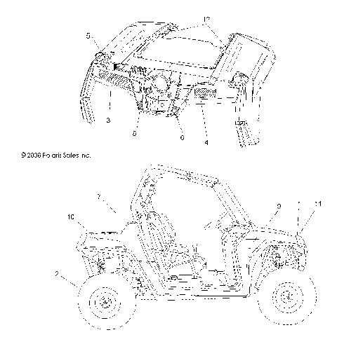 BODY, DECALS - R09VH76FX (49RGRDECAL09RZRI)