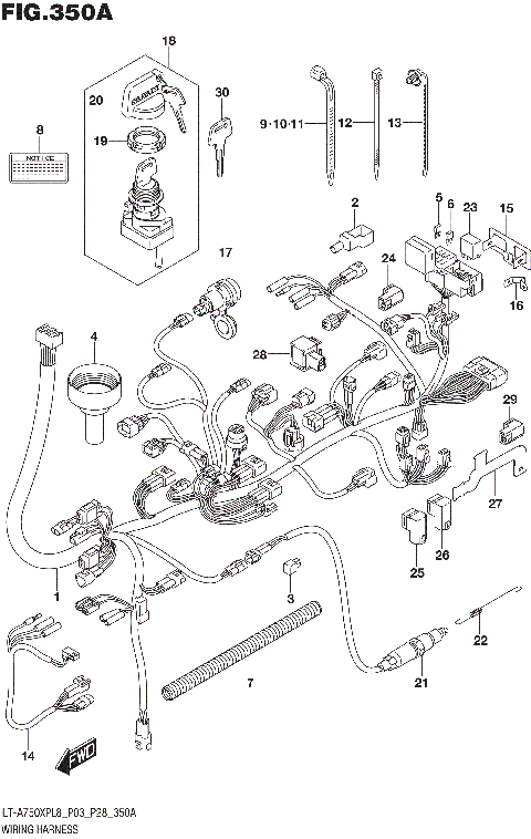WIRING HARNESS (LT-A750XPL8 P03)