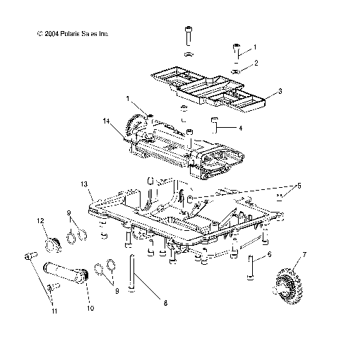 OIL SUMP - W045304CA/IA/CB/IB/CC/IC (4990559055B09)