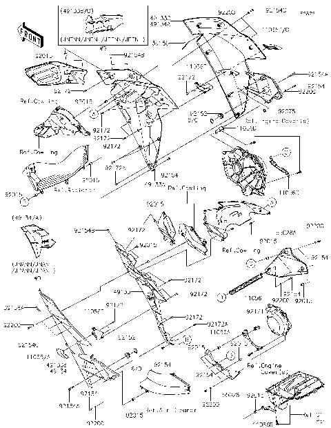 2022 Kawasaki Motorcycles Parts-Finder Diagrams | Montana