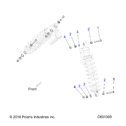 SUSPENSION, SHOCK MOUNTING (IFS) - S20MDX6JSA/6JEA (C601399)
