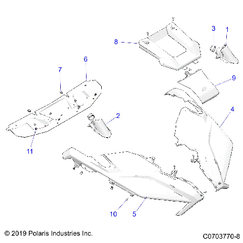 BODY, HOOD - Z21RAF92AH/BH (C0703770-8)