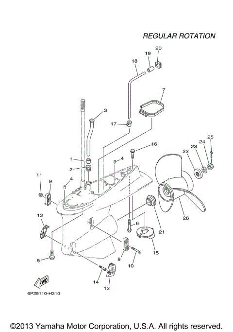 LOWER CASING DRIVE 2