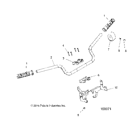 STEERING, HANDLEBAR and CONTROLS - A16SYE85AS (100071)