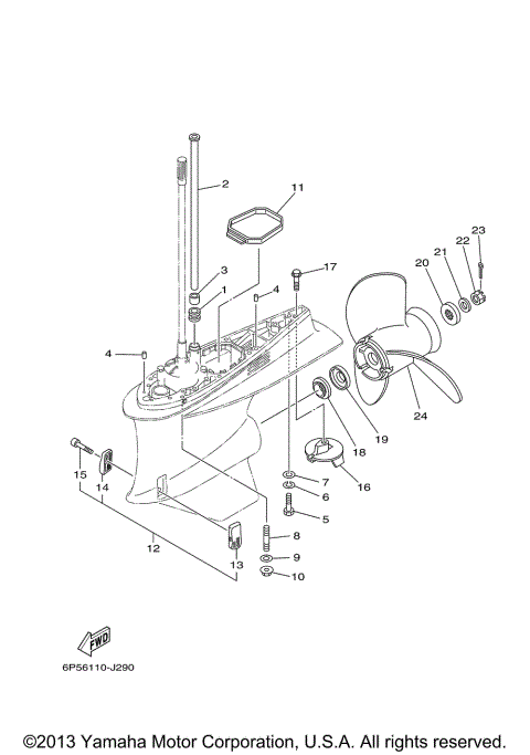 LOWER CASING DRIVE 2