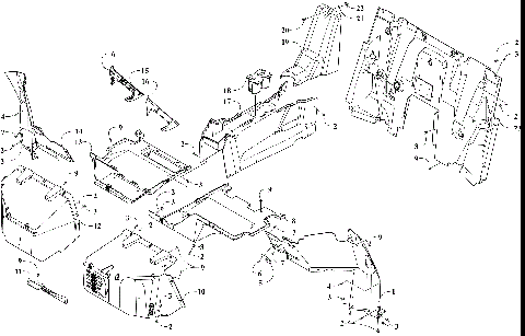 CONSOLE AND FLOOR PANEL ASSEMBLY [304075]