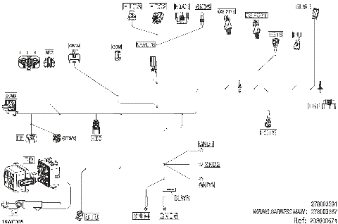 02- MECHANICS - Main Harness - 278003591 - Model without Catalyst