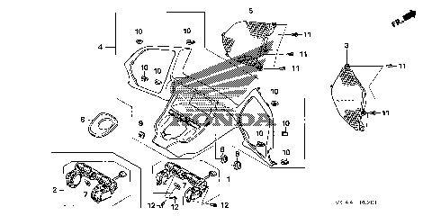 METER PANEL (GL1800 '06-)