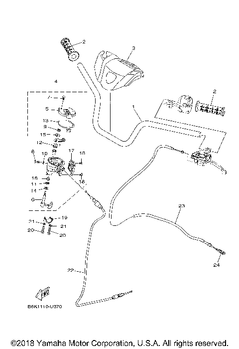 STEERING HANDLE CABLE