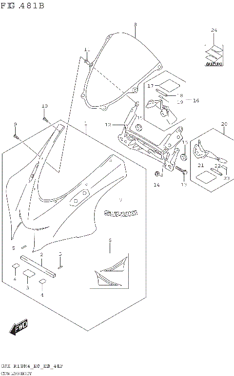 COWLING BODY (GSX-R1000RA)