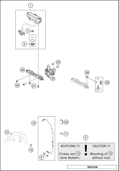 INSTRUMENTS, LOCK SYSTEM
