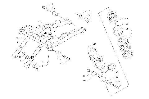 REAR SUSPENSION FRONT ARM ASSEMBLY [104849]