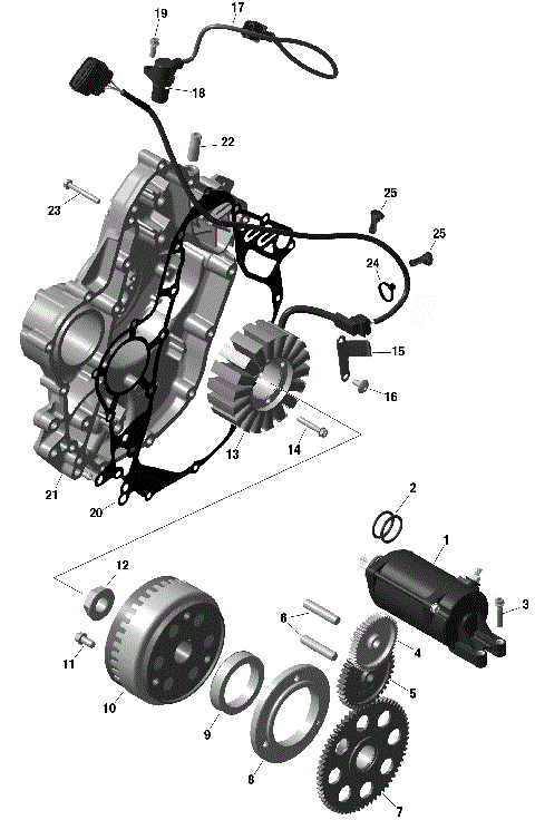 01- ROTAX - Magneto and Electric Starter