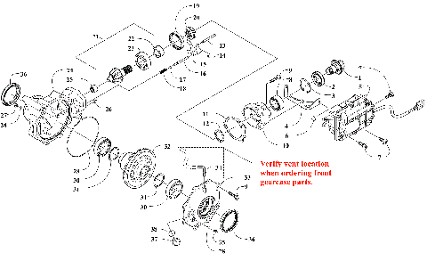 FRONT DRIVE GEARCASE ASSEMBLY [304053]