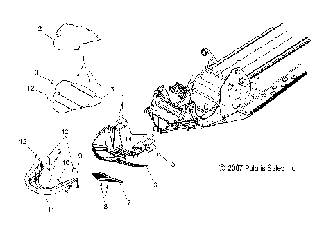 BODY, NOSEPAN and FRONT BUMPER (IQ)(IQ DRAGON) - S08PB6/PB7/PP6/PP7 ALL OPTIONS (49SNOWBUMPER08IQCFI)
