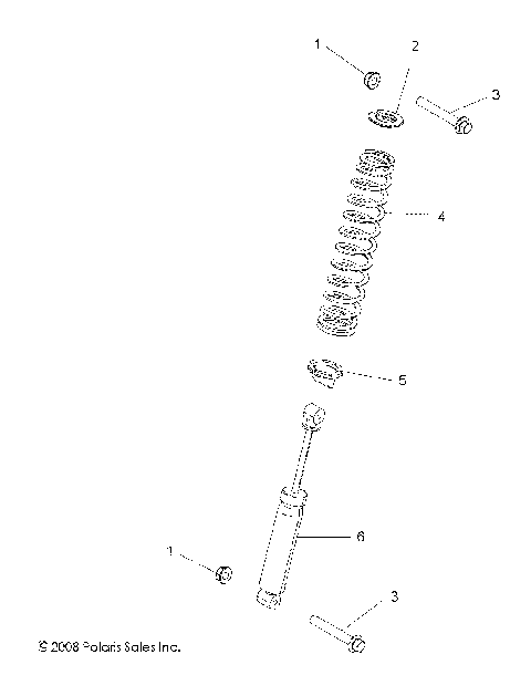 SUSPENSION, FRONT SHOCK - R16RVAD1A1 (49RGRSHOCKMTG151KDSL)