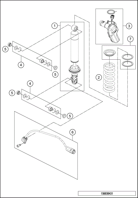 SHOCK ABSORBER DISASSEMBLED