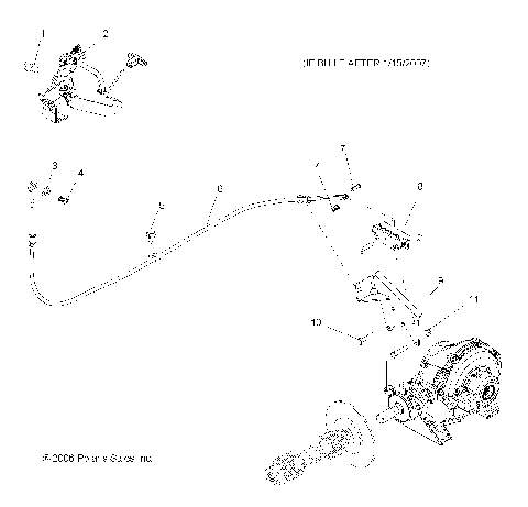 BRAKE, PARK (BUILT AFTER 1/15/07) - R07RB50AA/RH50AA (49RGRBRAKEPARK07700EFI)