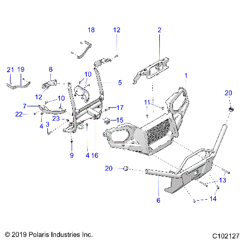 BODY, FRONT BUMPER and MOUNTING - A20SEF57D5 [C102127]
