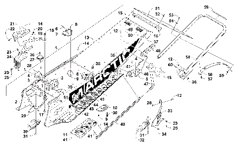 TUNNEL, REAR BUMPER, AND SNOWFLAP ASSEMBLY [101944]