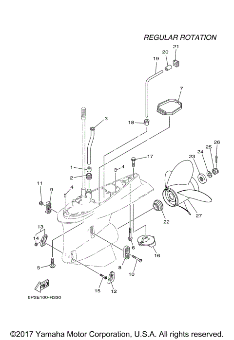 LOWER CASING DRIVE 2