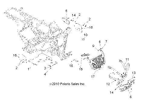 CHASSIS, FRONT BUMPER - A13NA32FA (49ATVBUMPER11TBLZR)