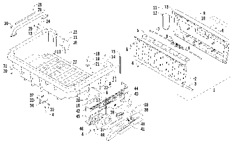 CARGO BOX AND TAILGATE ASSEMBLY [92599]