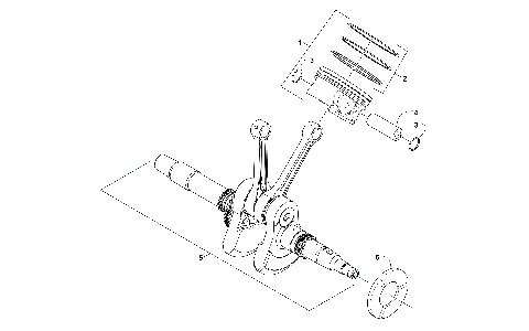 CRANKSHAFT AND PISTON ASSEMBLY [301348]