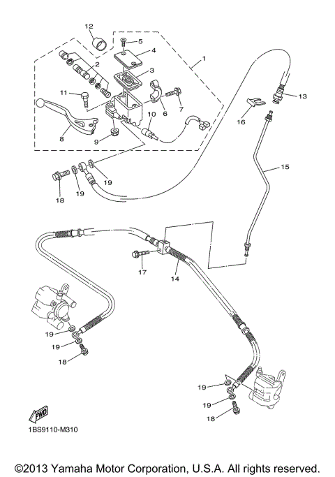 FRONT MASTER CYLINDER