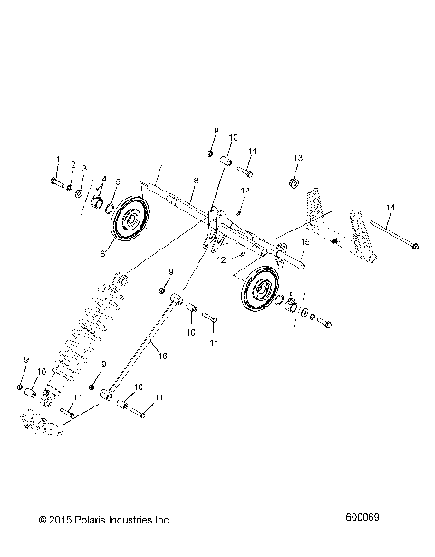 SUSPENSION, TORQUE ARM, REAR - S16EN8/EY8 ALL OPTIONS (600069)