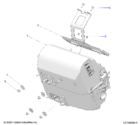 BODY, HVAC, MAIN MOUNTING