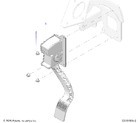 ENGINE, THROTTLE PEDAL
