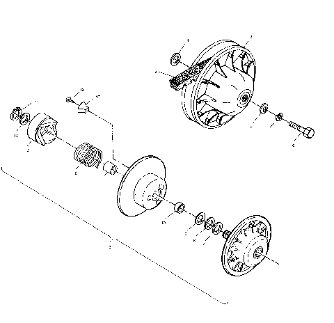 DRIVEN CLUTCH - A10RD50AA (4970927092C10)