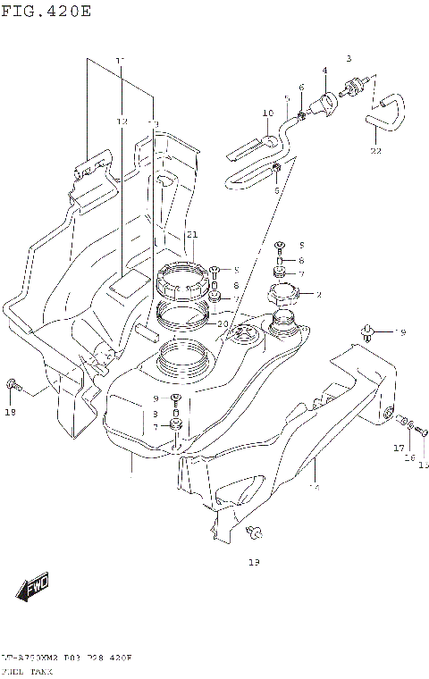 FUEL TANK (LT-A750XPM2 P28)