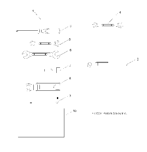 TOOLS, TOOL KIT - A08CL50AA (49ATVTOOL086X6)
