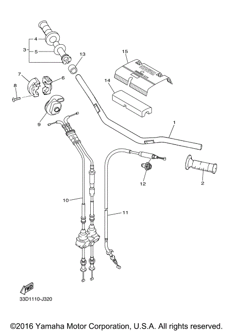 STEERING HANDLE CABLE