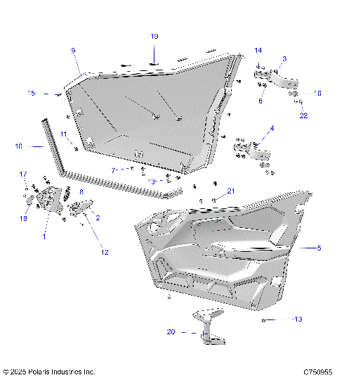 BODY, DOORS - Z26XPD92AN/BN/AH/BH (C750955)