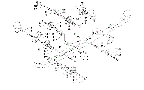 IDLER WHEEL ASSEMBLY [101606]