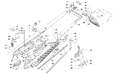 TUNNEL AND SNOWFLAP ASSEMBLY [105148]
