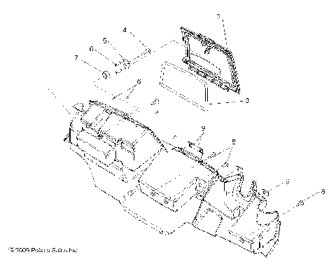 BODY, GLOVE BOX STORAGE - R15RAA76AA/AJ (49RGRGLOVEBOX106X6)