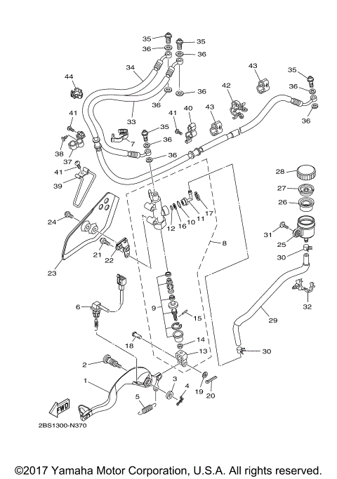 REAR MASTER CYLINDER