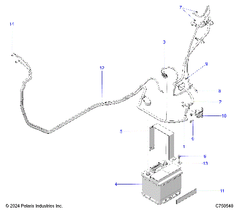 ELECTRICAL, BATTERY - G25GAB99 (C750548)